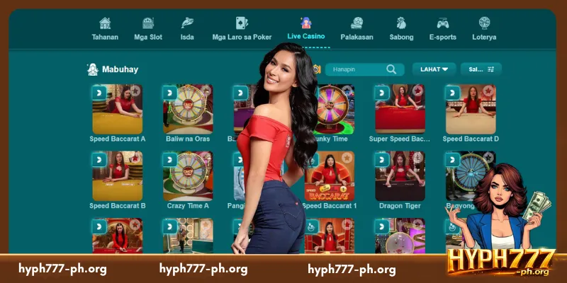Tunay na karanasan sa HYPH777 live casino sa bawat baraha